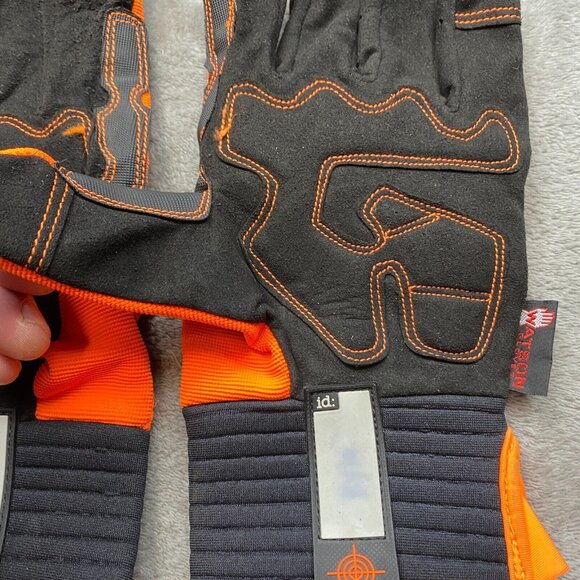 Watson Gloves Convict #1010 Men's XL Orange Black High Performance Work Gloves - Picture 10 of 13